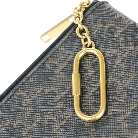 Celine Logo Coin Card Key Case Triomphe #143624C25B - Picture 9 of 13